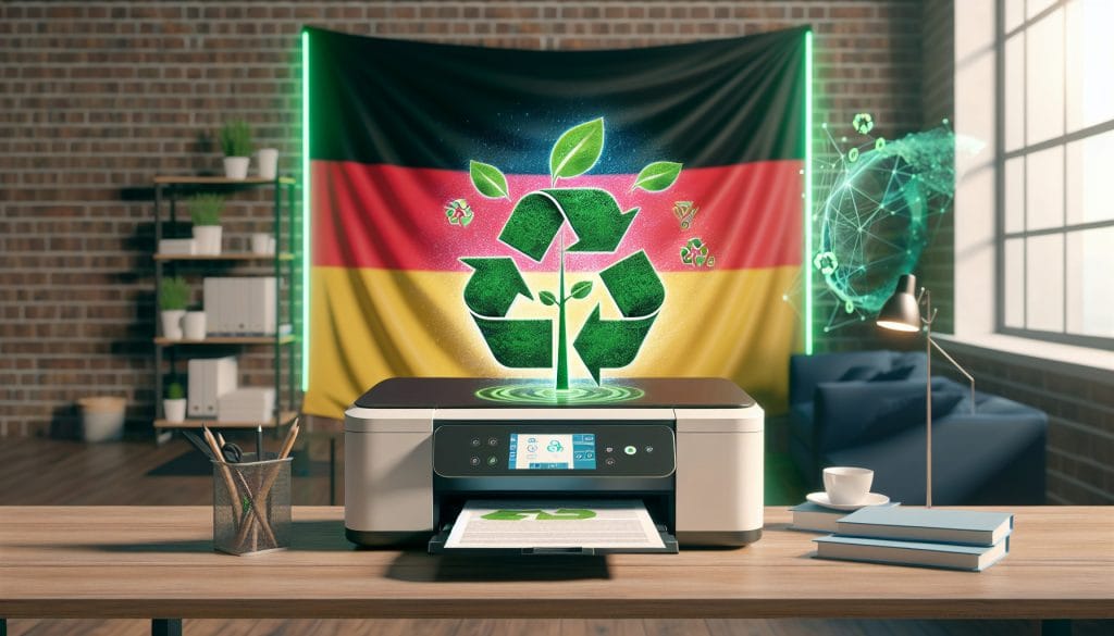 Alt-Text: Nachhaltiger Drucker Kauf in Deutschland