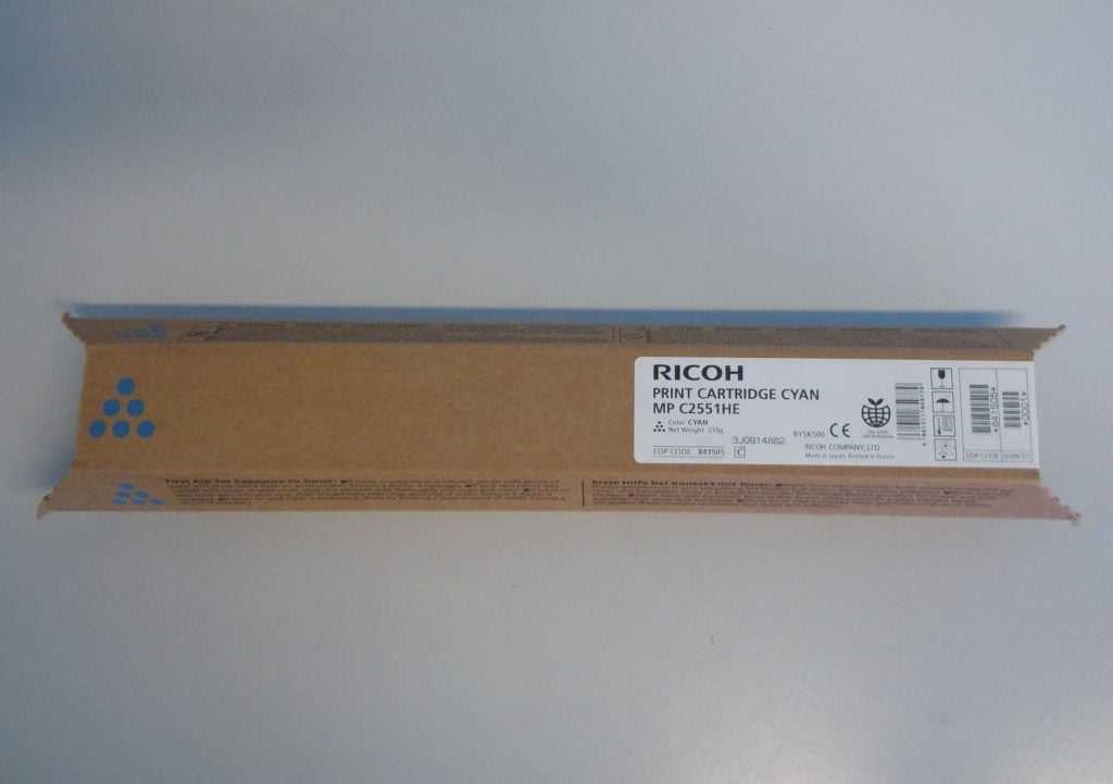 Original RICOH Toner MP C2551 Cyan Baden Württemberg