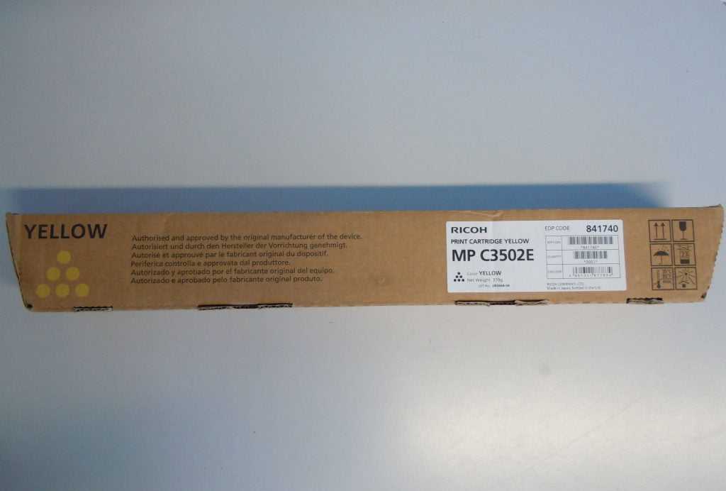 Original RICOH Toner MP C3502 Yellow Baden Württemberg