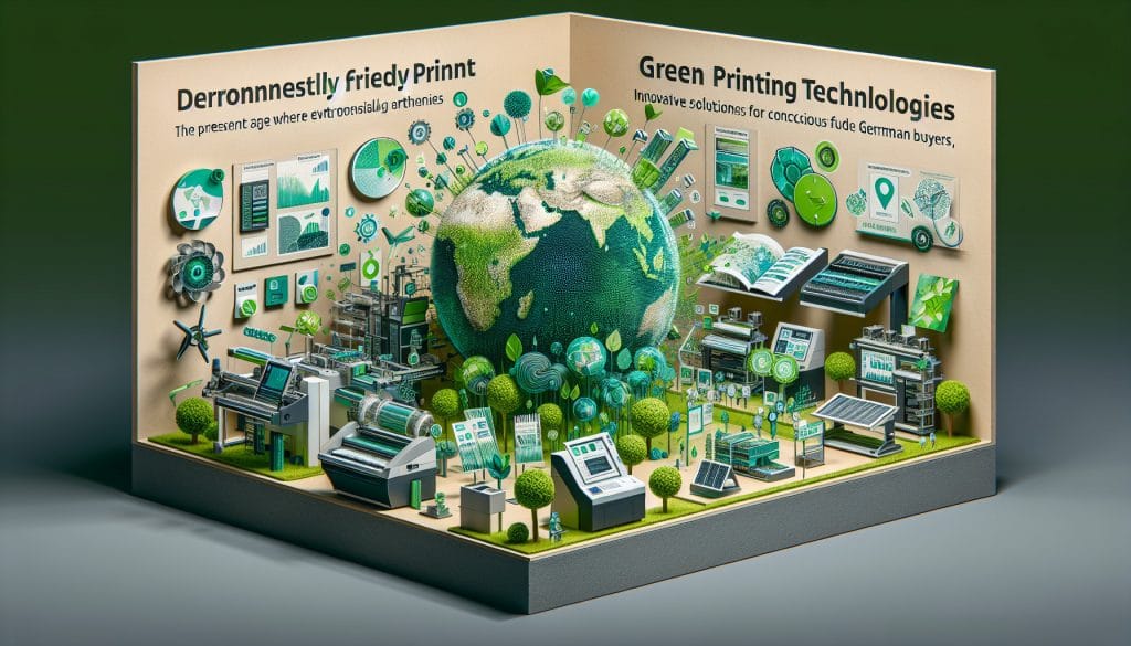 Umweltfreundliche Drucktechnologien in Aktion