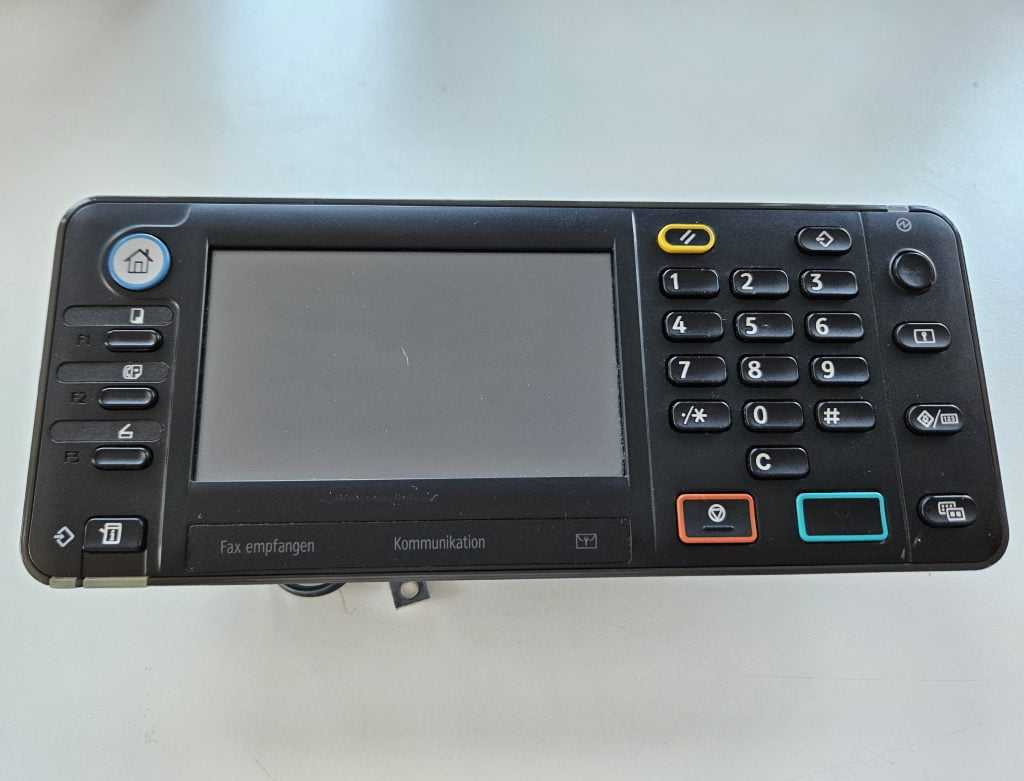 Operation Panel RICOH MP C305 Baden Württemberg