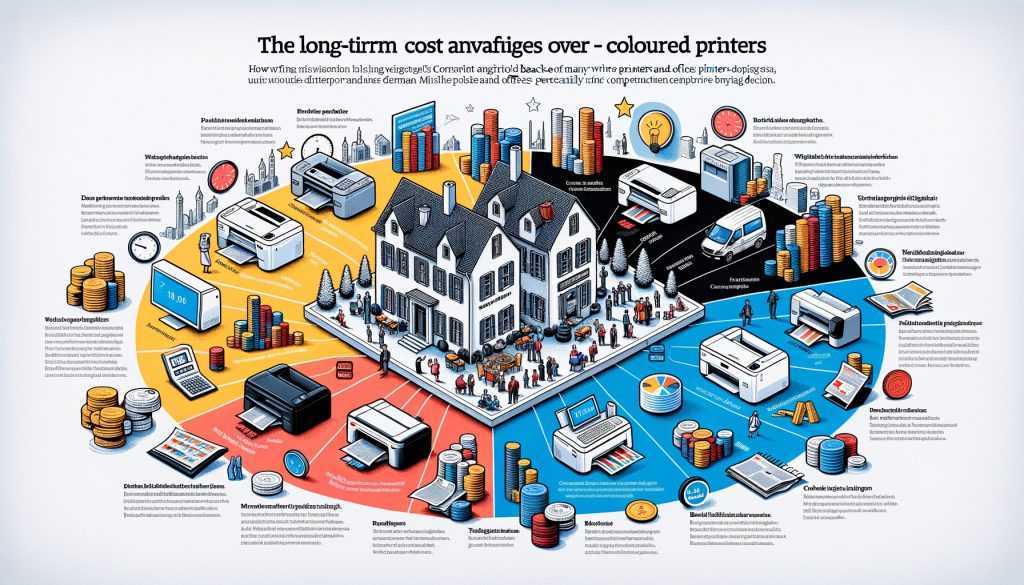 Kostenvorteile Schwarz-Weiß-Drucker erläutert