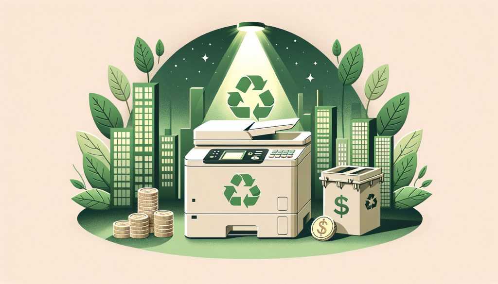 Alt-Text: Nachhaltige refurbished Drucker Winnenden