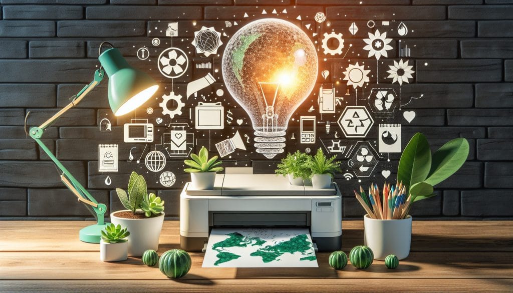 „Ökologische Drucklösungen für nachhaltige Haushalte“