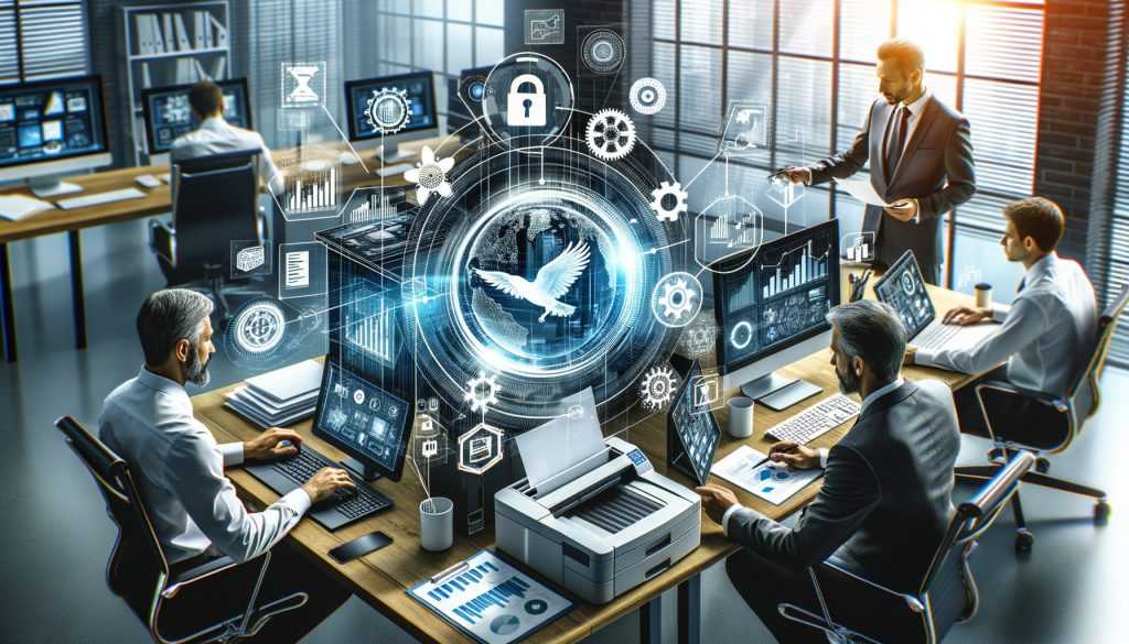 Integrierte Dokumentenlösungen im Büro