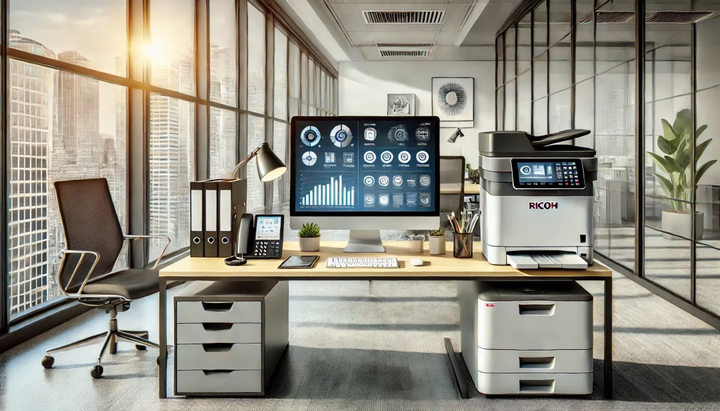 Komplette Büroausstattung – Drucker und DMS-System